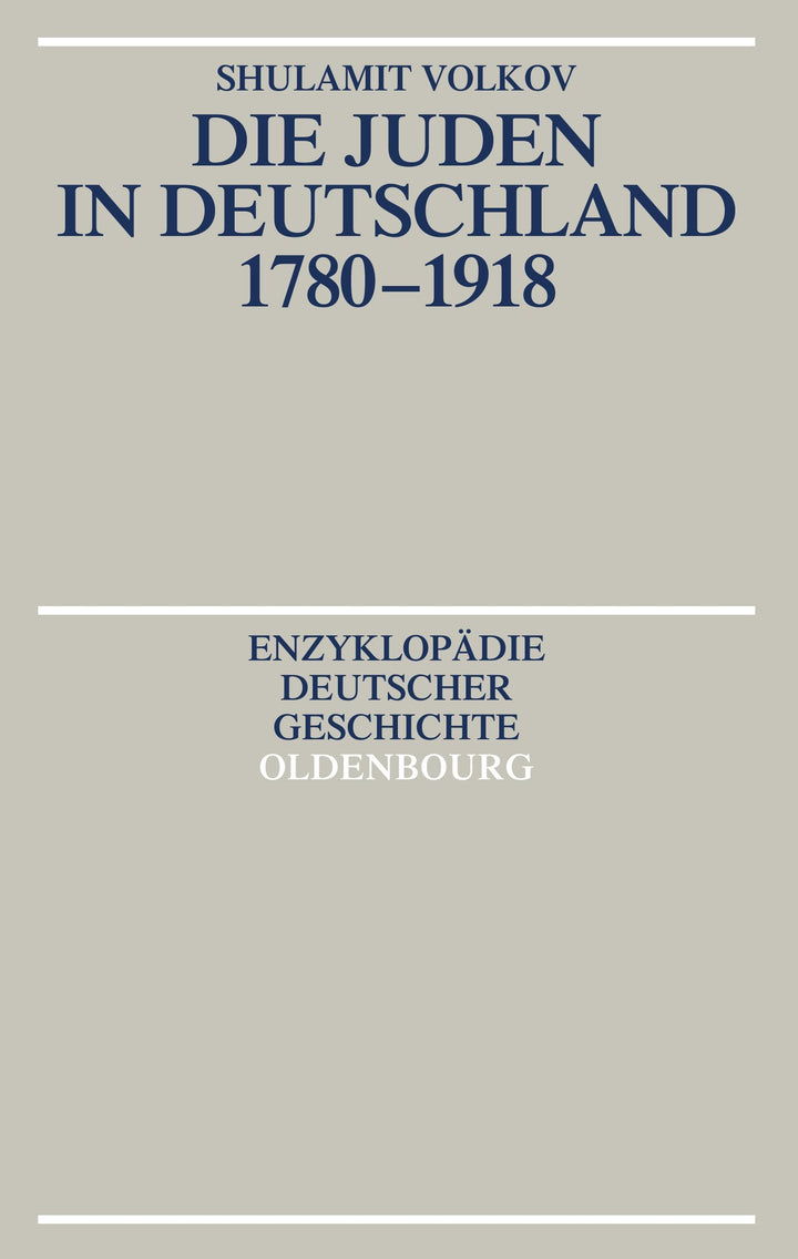 Die Juden in Deutschland 1780-1918 | Volkov, Shulamit
