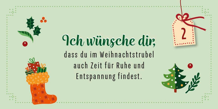 24 liebe Weihnachtsgrüße für dich | -