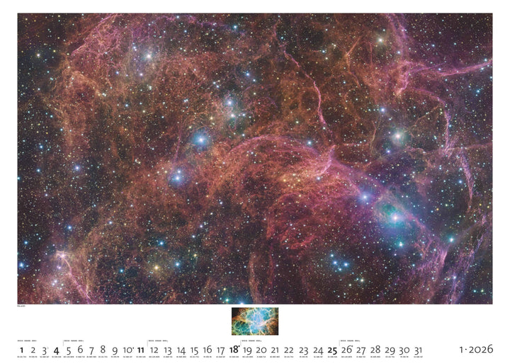 Sternzeit 2026 - Bild-Kalender - Poster-Kalender - 70x50 | Mokler, Felicitas