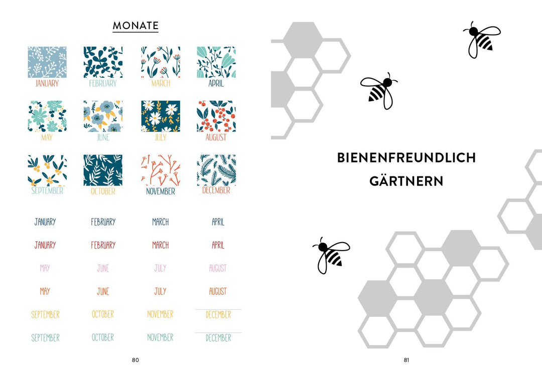 Bullet Journal - Stickerbuch Mein Garten: Über 700 Sticker für alle Gartenfr...