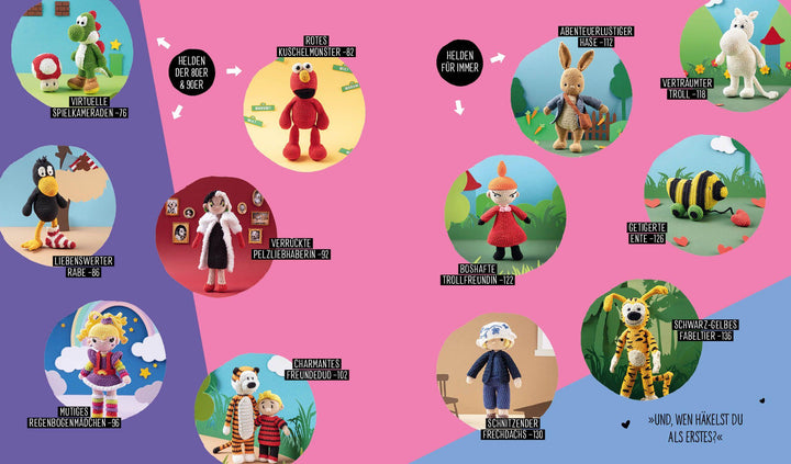 Helden der Kindheit - Die bunte Amigurumi-Sammlung für Disney-Fans | -