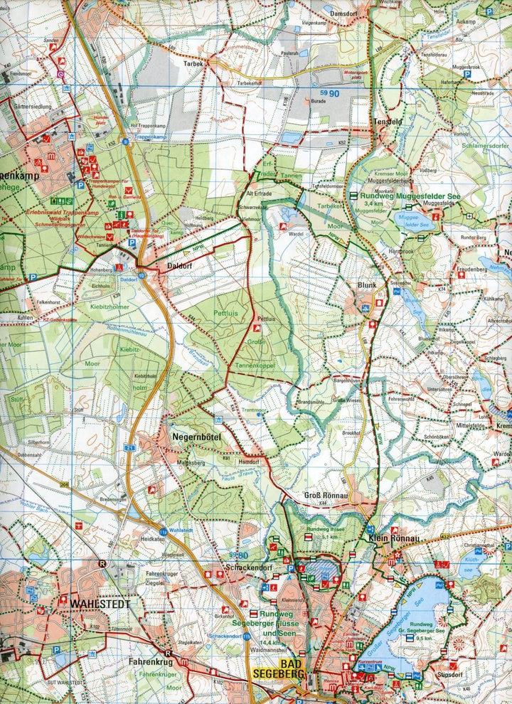 Bad Segeberg - Lübeck 1 : 50 000 | -