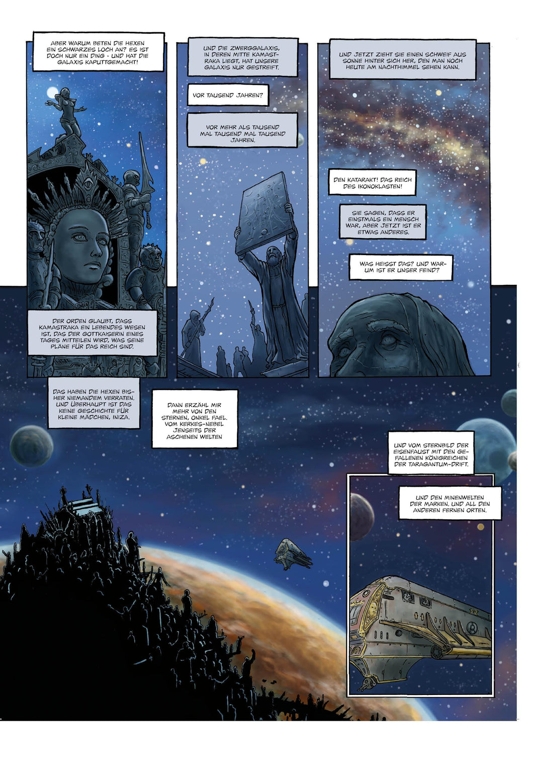 Die Krone der Sterne (Comic). Band 1 (von 3) | Meyer, Kai | Krehl, Yann