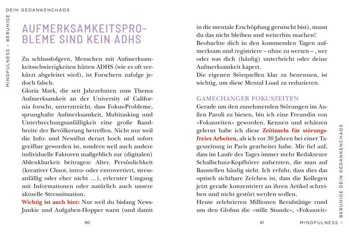 Die 1-Minuten-Strategie gegen mentale Erschöpfung | Nussbaum, Cordula