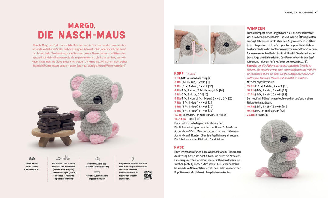 Flauschige Amigurumi-Häkelschule | Kicher, Theresa