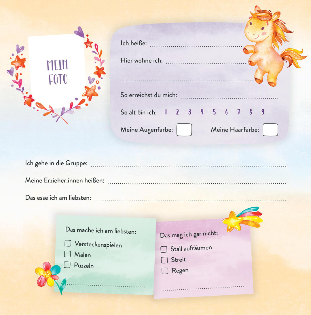 Meine Kindergartenfreunde - Einhörner | -